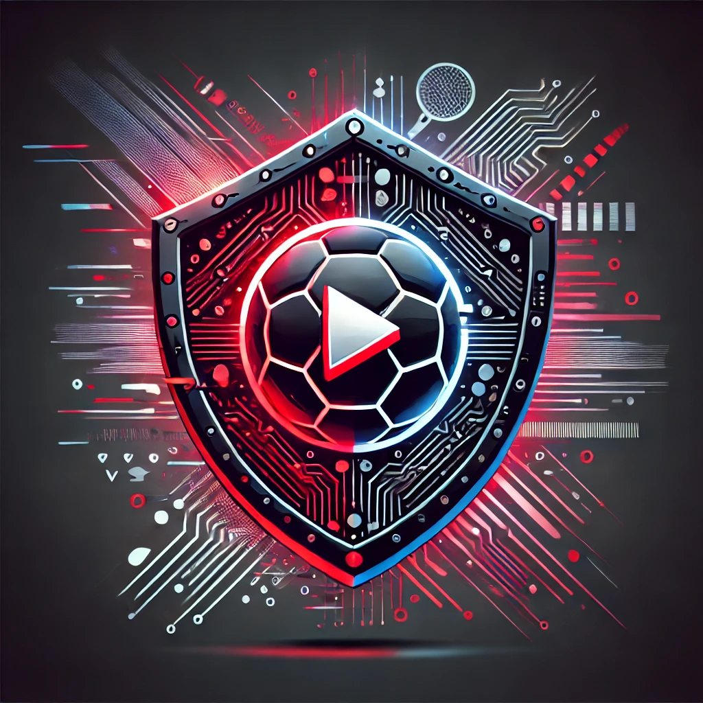 Red Soccer Ball Shield